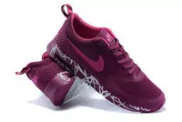 mujer nike air max thea line zapatos running pink wine